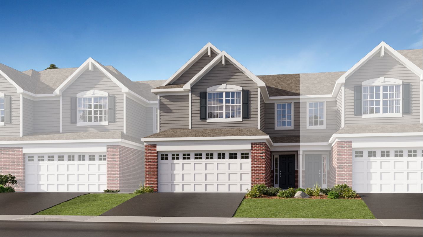 Davis II - Lakewood Prairie - Townhomes: Joliet, Illinois - Lennar
