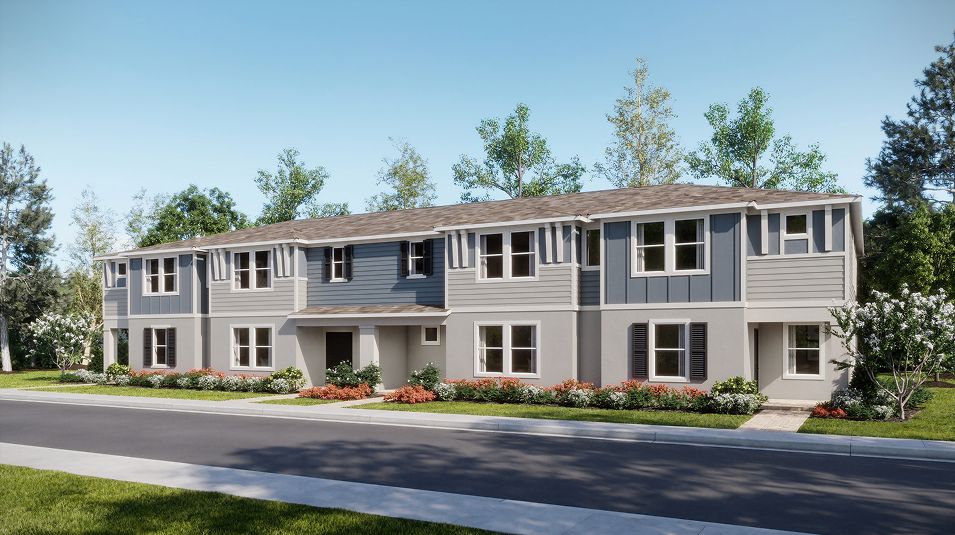 Highland - The Glades at Crossprairie - Trail Townhomes: Saint Cloud, Florida - Lennar