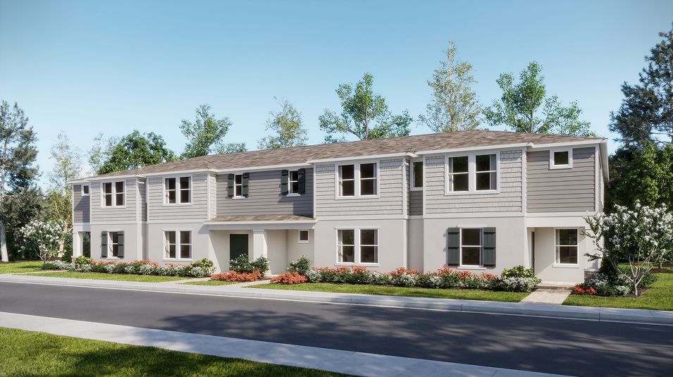 Highland - The Glades at Crossprairie - Trail Townhomes: Saint Cloud, Florida - Lennar