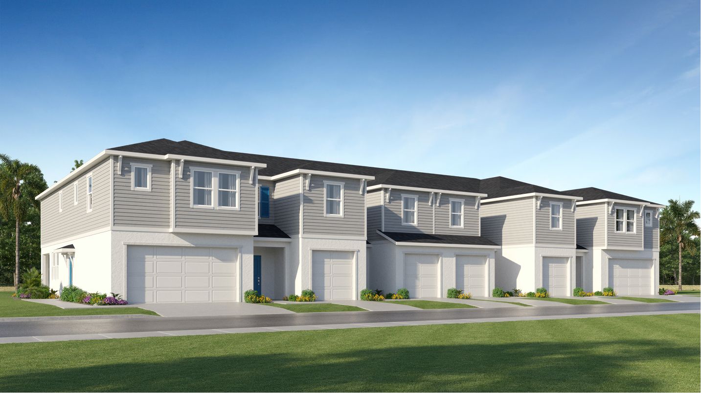 Vivid - Brentwood - Overlook Townhomes: Davenport, Florida - Lennar