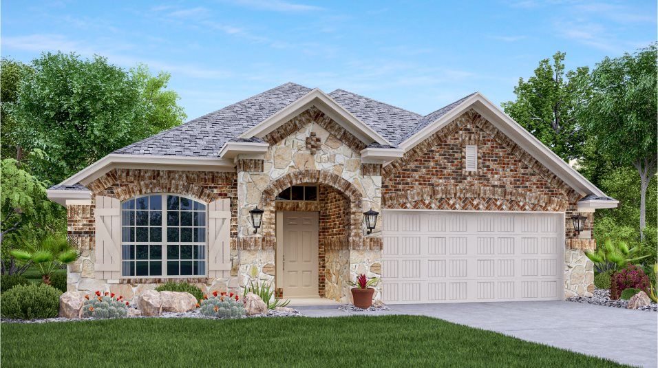 Travertine - Lively Ranch - Woodbridge Collection: Georgetown, Texas - Lennar