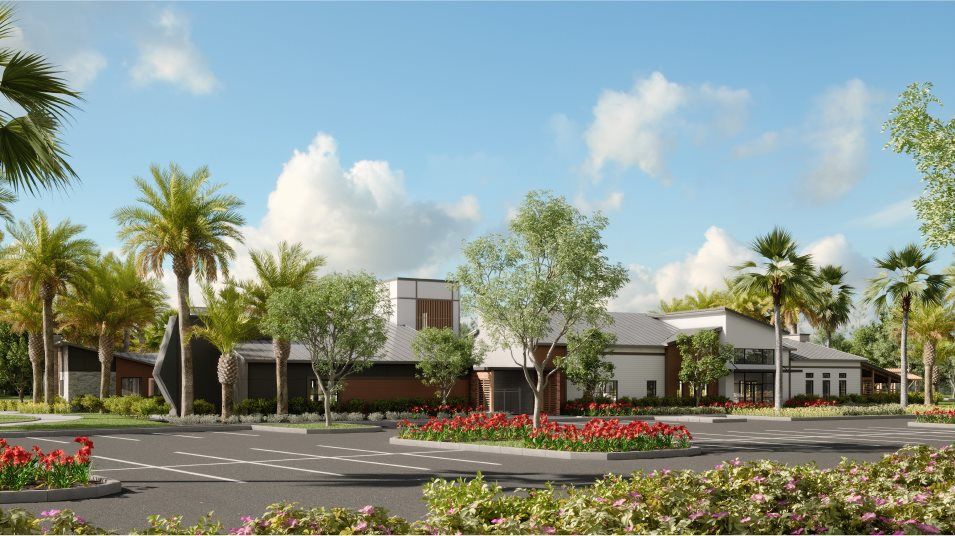 Clubhouse exterior