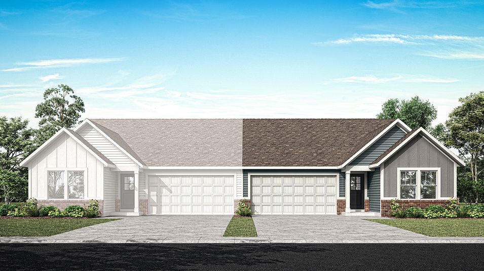Serenity - Beyers Estates - Beyers Estates Carriage Duplex: Fortville, Indiana - Lennar