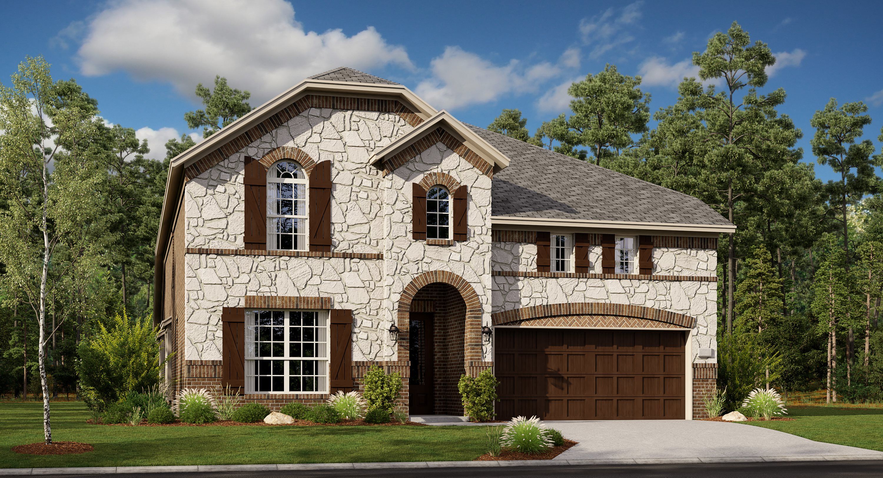 Liberty II w/ Media Standard - Rancho Canyon - Brookstone Collection: Haslet, Texas - Lennar