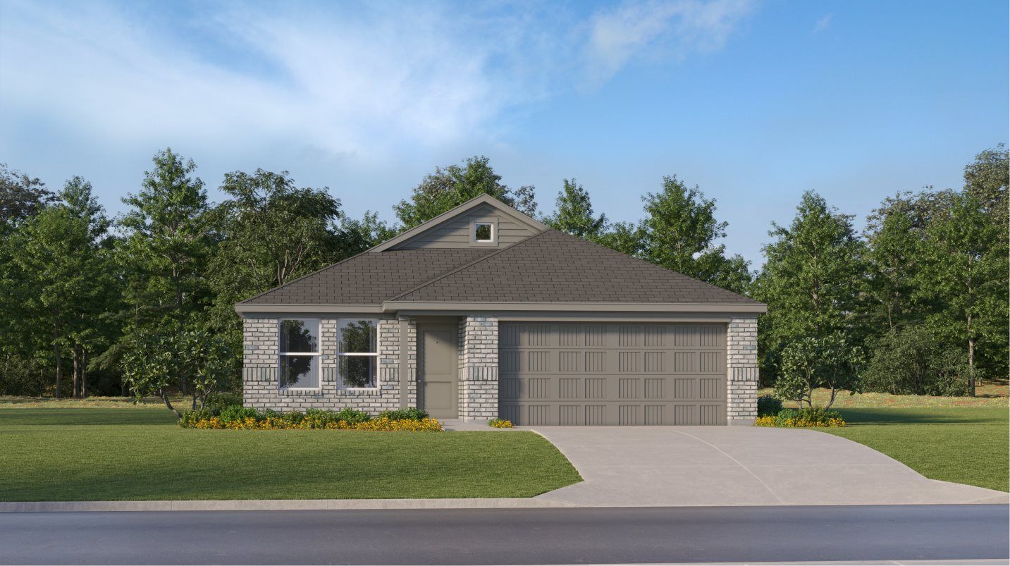 Newlin - Monarch Landing - Watermill Collection: Needville, Texas - Lennar