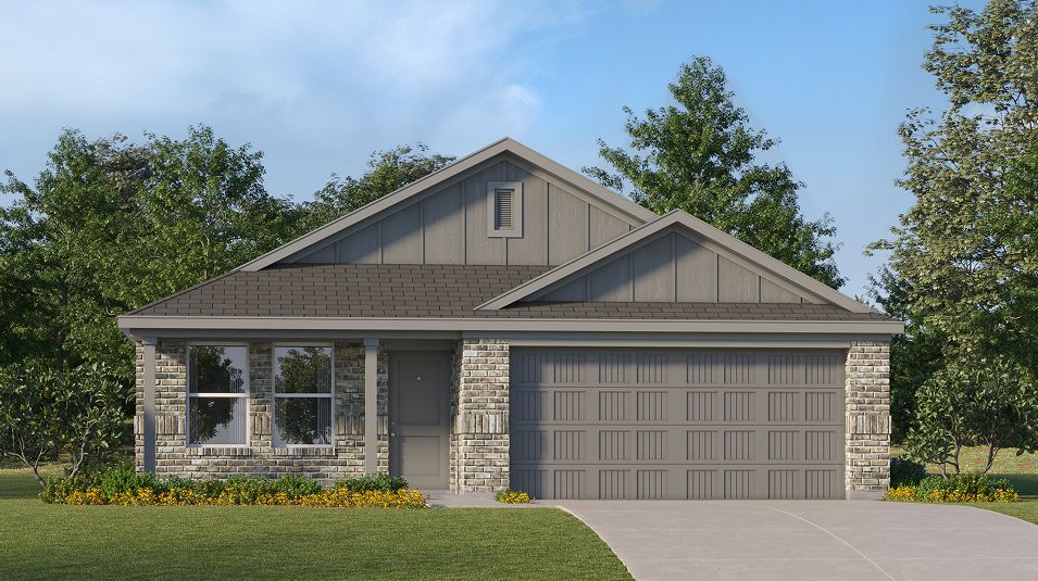 Beckman - Travis Heights - Watermill Collection: Sherman, Texas - Lennar