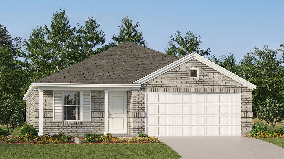 Dowing - Travis Heights - Watermill Collection: Sherman, Texas - Lennar