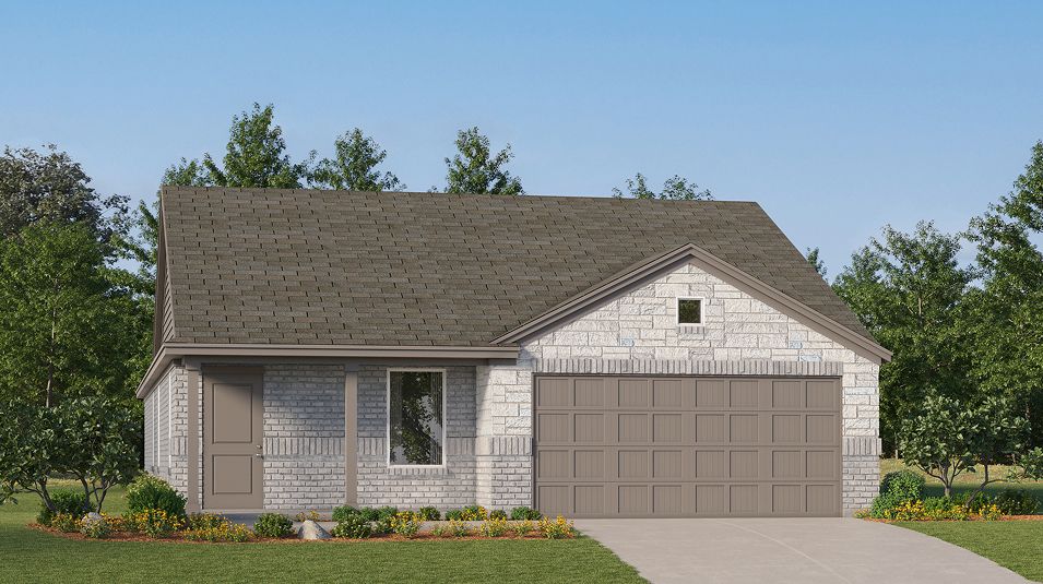 Layton - Travis Heights - Watermill Collection: Sherman, Texas - Lennar