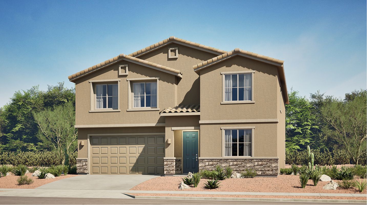 Magnolia - Monarch - Saguaro at Desert Bloom: Marana, Arizona - Lennar