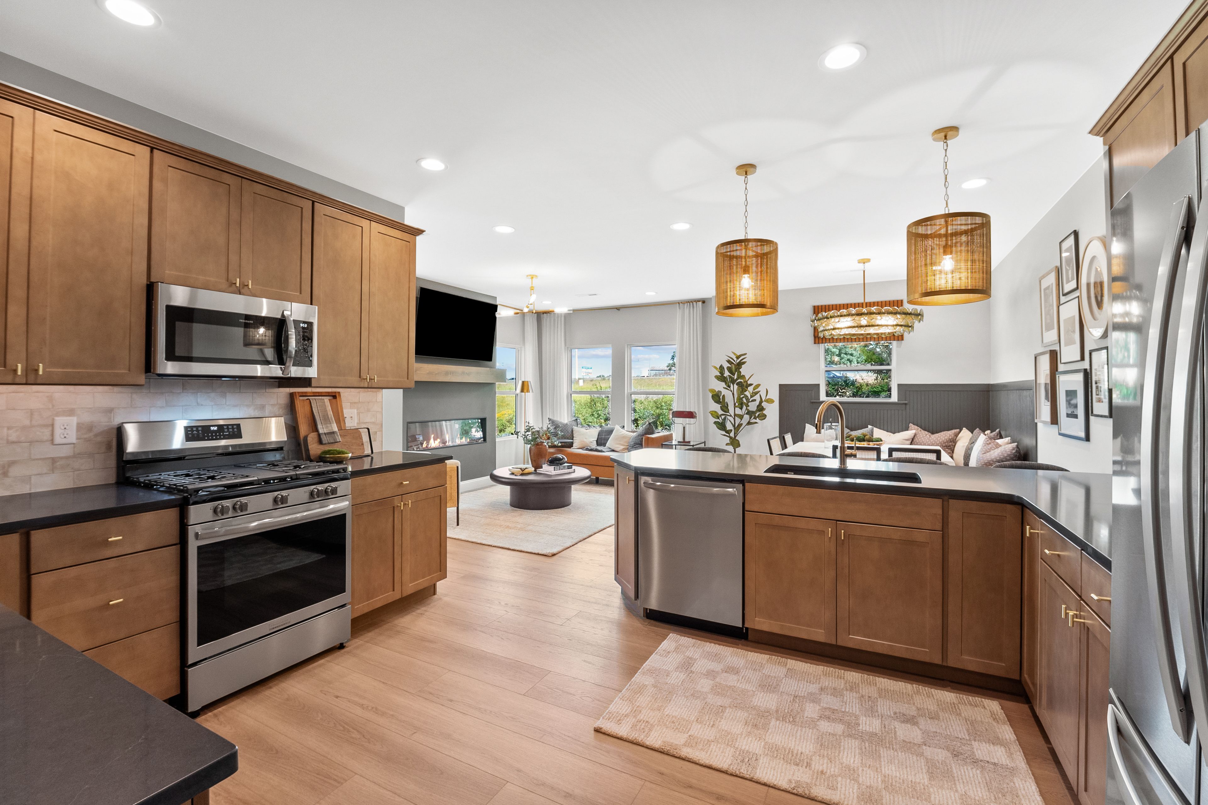 casa en Townes at Lienemann Park por Lombardo Homes Missouri