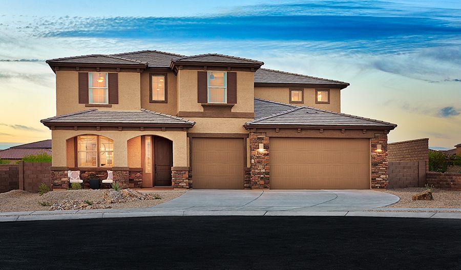 casa en Salerno Summit at SouthShore Lake Las Vegas por Richmond American Homes