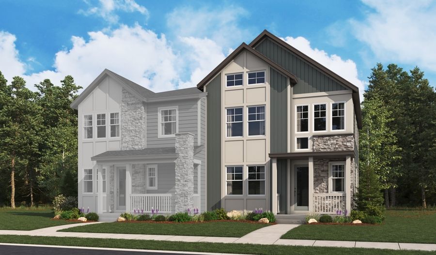 Navy 3 - The Duos at Looking Glass: Parker, Colorado - Richmond American Homes