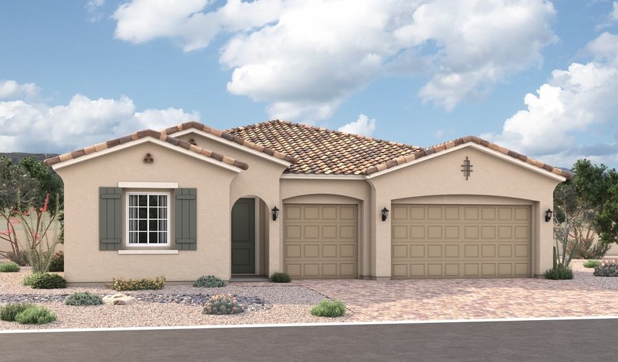 Darius - Estates at Haciendas at White Peak: Peoria, Arizona - Richmond American Homes