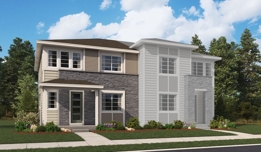Navy 2 - The Duos at Looking Glass: Parker, Colorado - Richmond American Homes