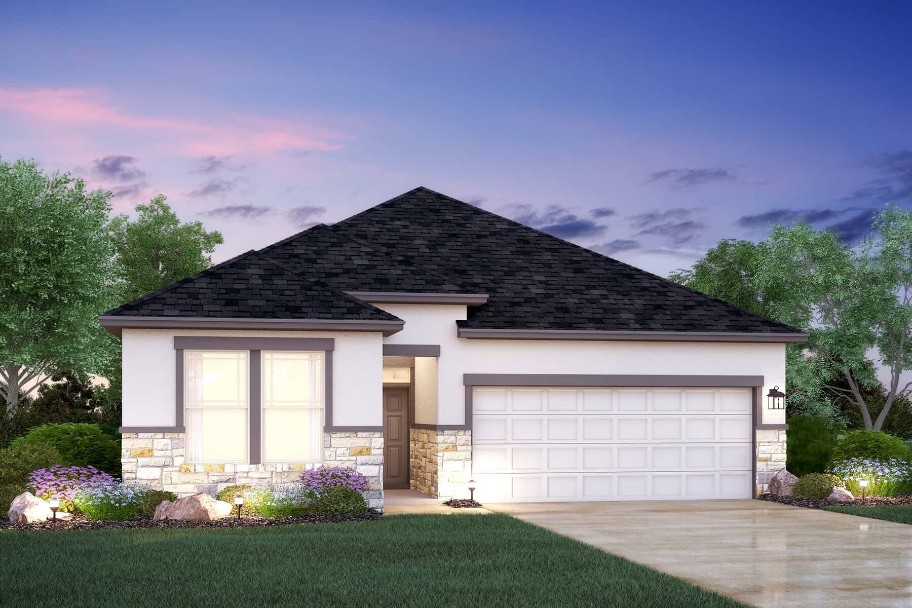 Galloway - Estancia West: Manchaca, Texas - M/I Homes