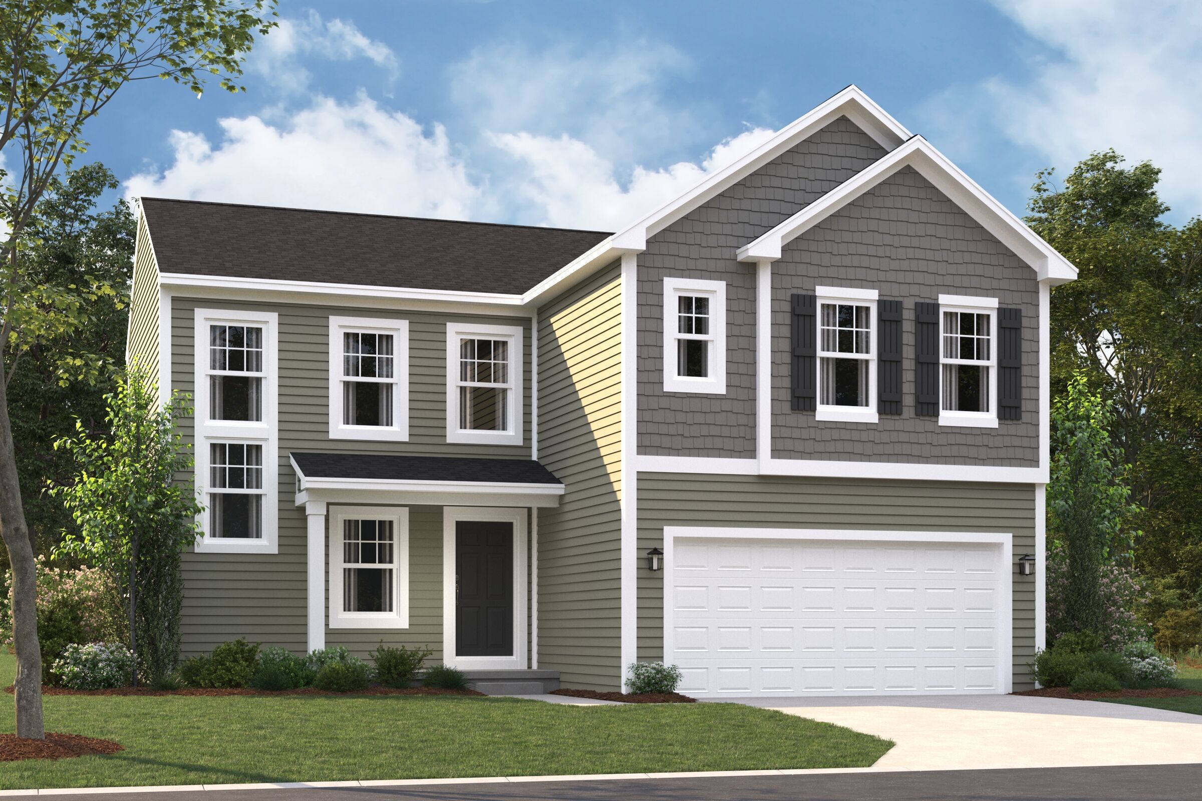 Sawyer - Gardens Of Riverside: Holly, Michigan - M/I Homes