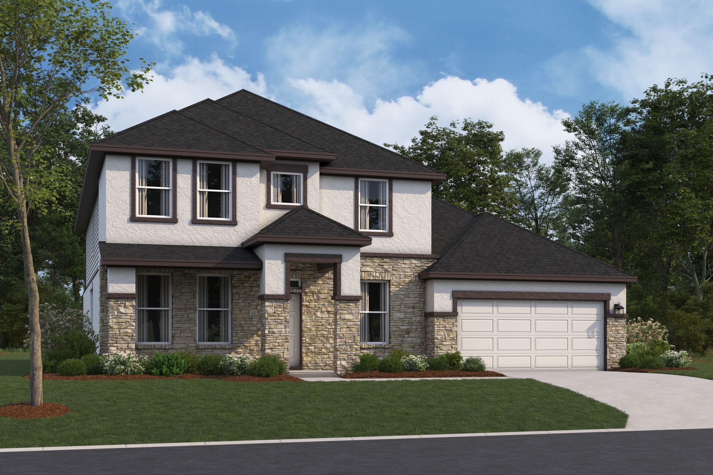 Dickinson - Barksdale: Leander, Texas - M/I Homes