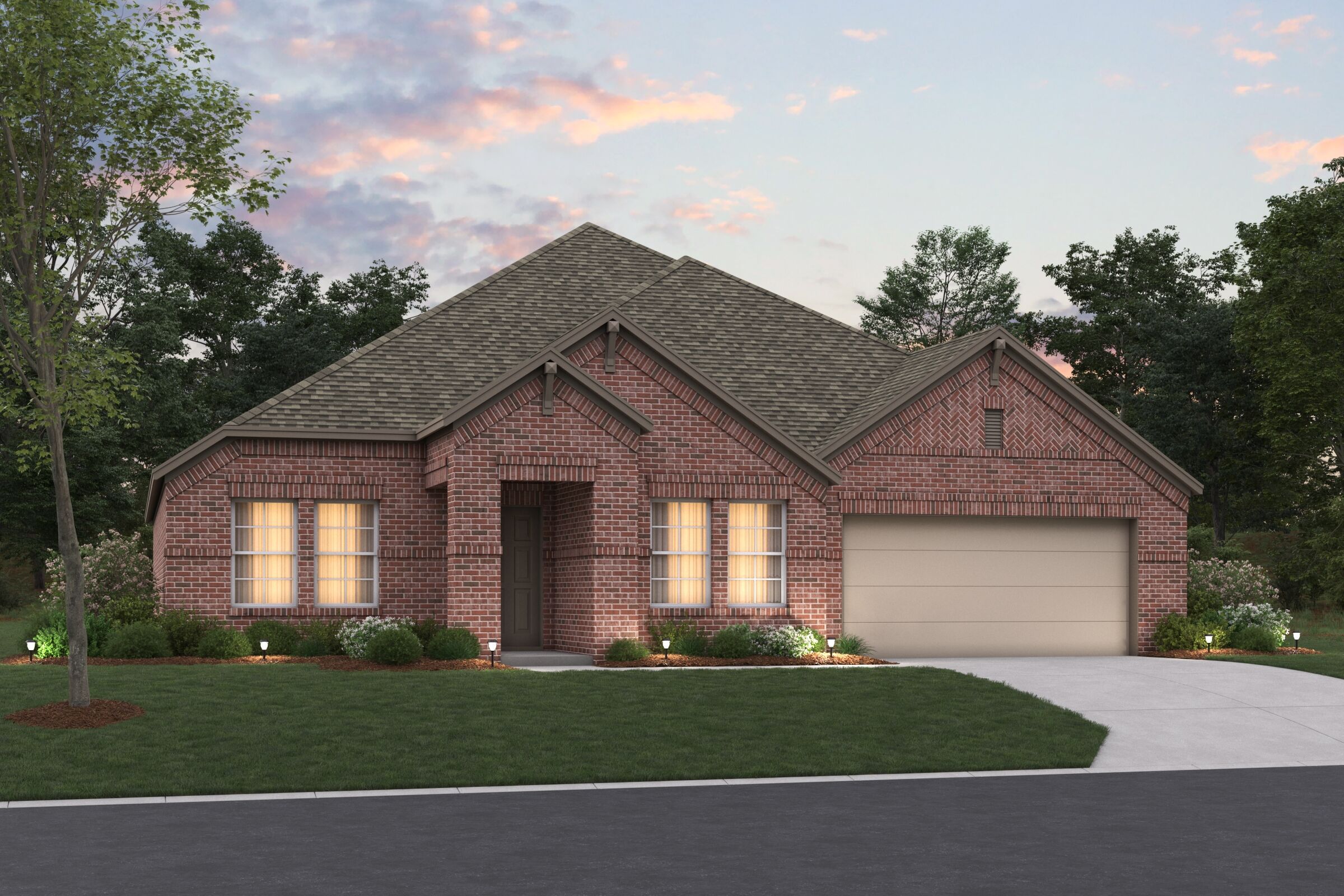 Sheldon - The Preserve: Justin, Texas - M/I Homes