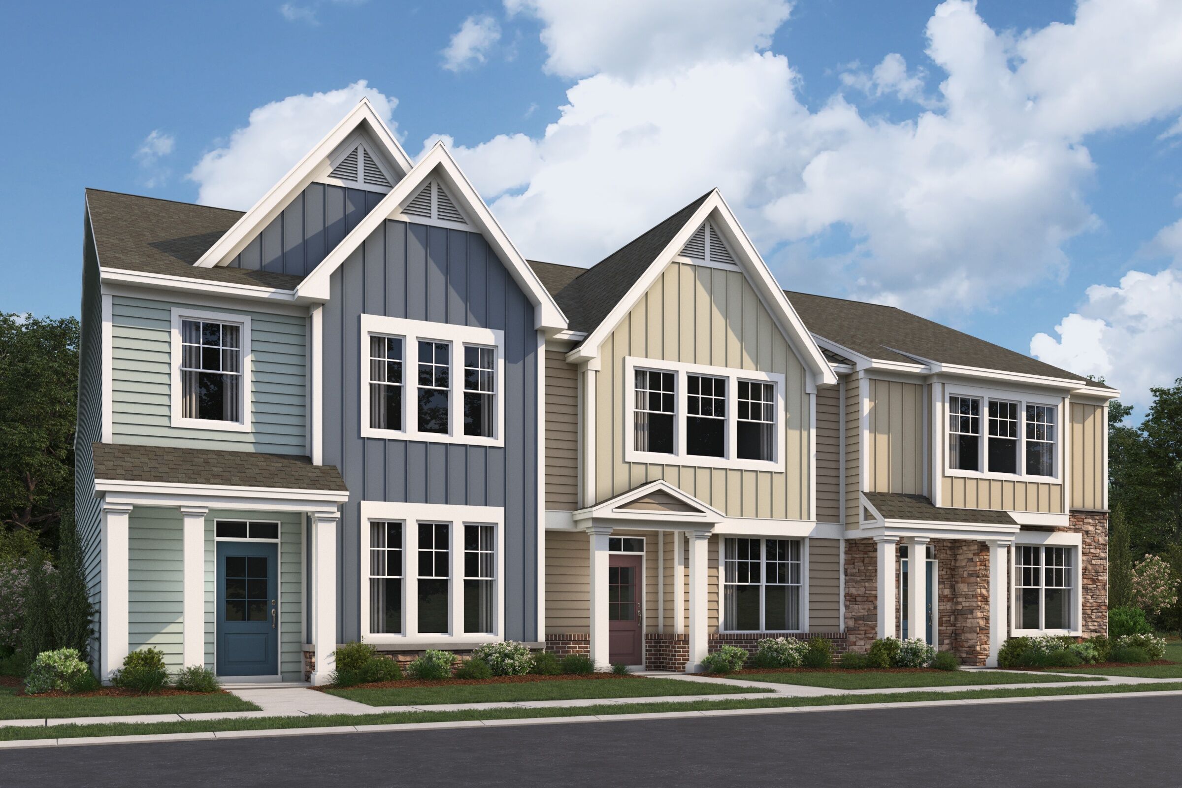 Birchwood - Retreat at Friendship Townhomes: Apex, North Carolina - M/I Homes