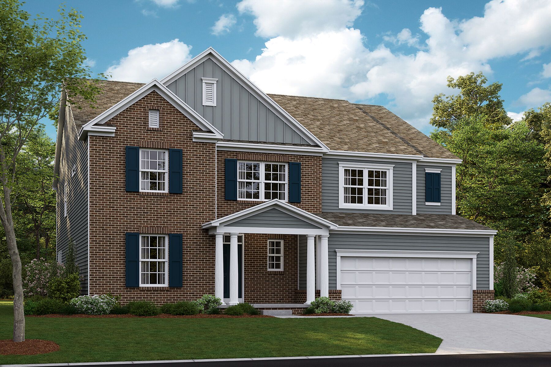 Lehigh - The Ridge at Glacier Pointe: Plain City, Ohio - M/I Homes