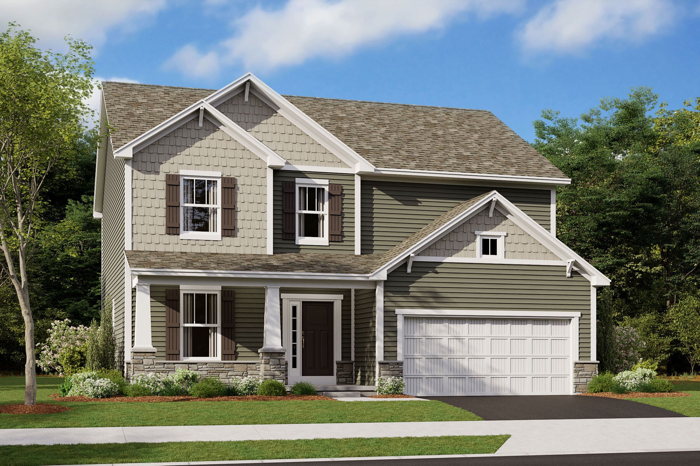 Evanston - Pinnacle Quarry: Grove City, Ohio - M/I Homes