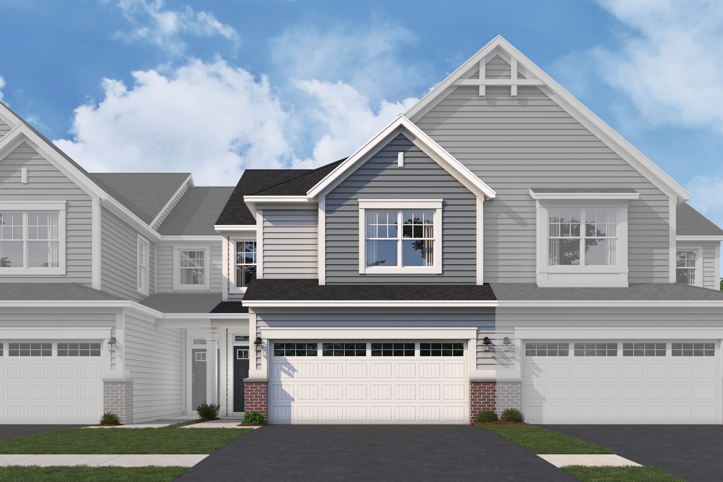 Brighton - The Townes At Farmingdale: Woodridge, Illinois - M/I Homes