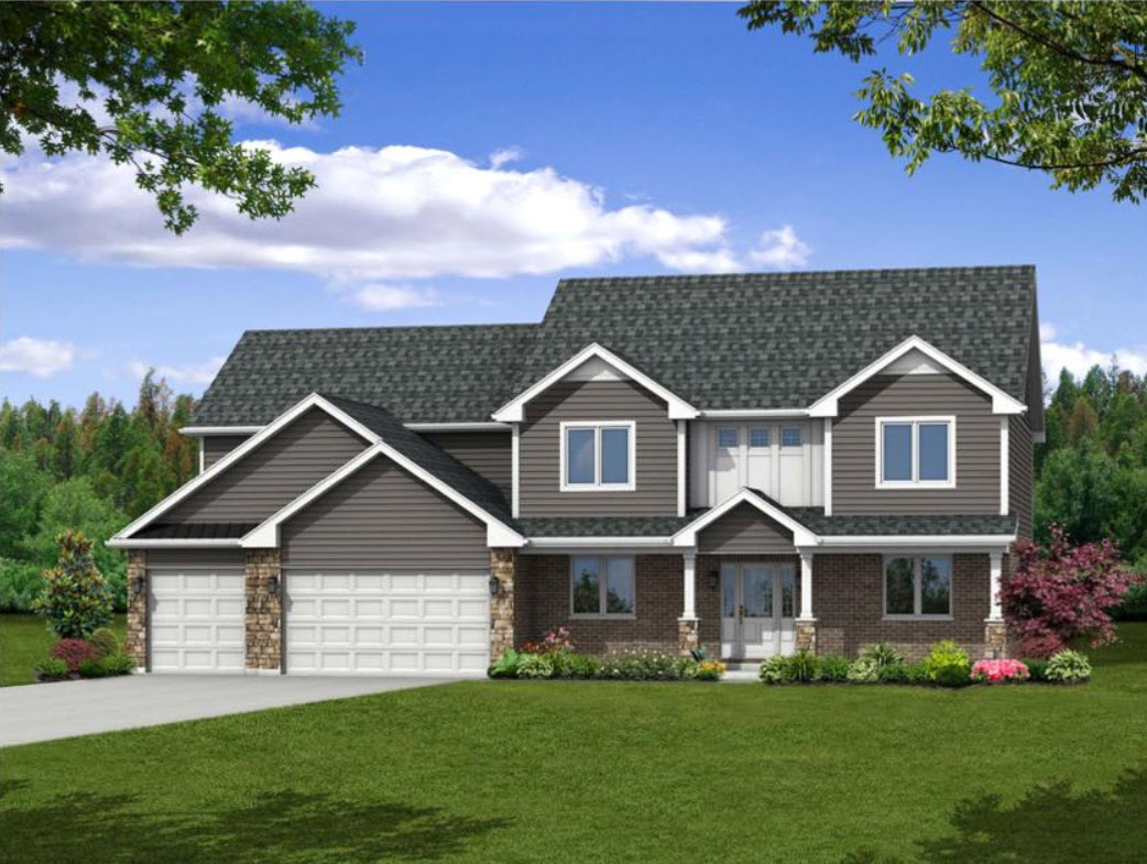 casa en Brookside Glen South por Malone Builders