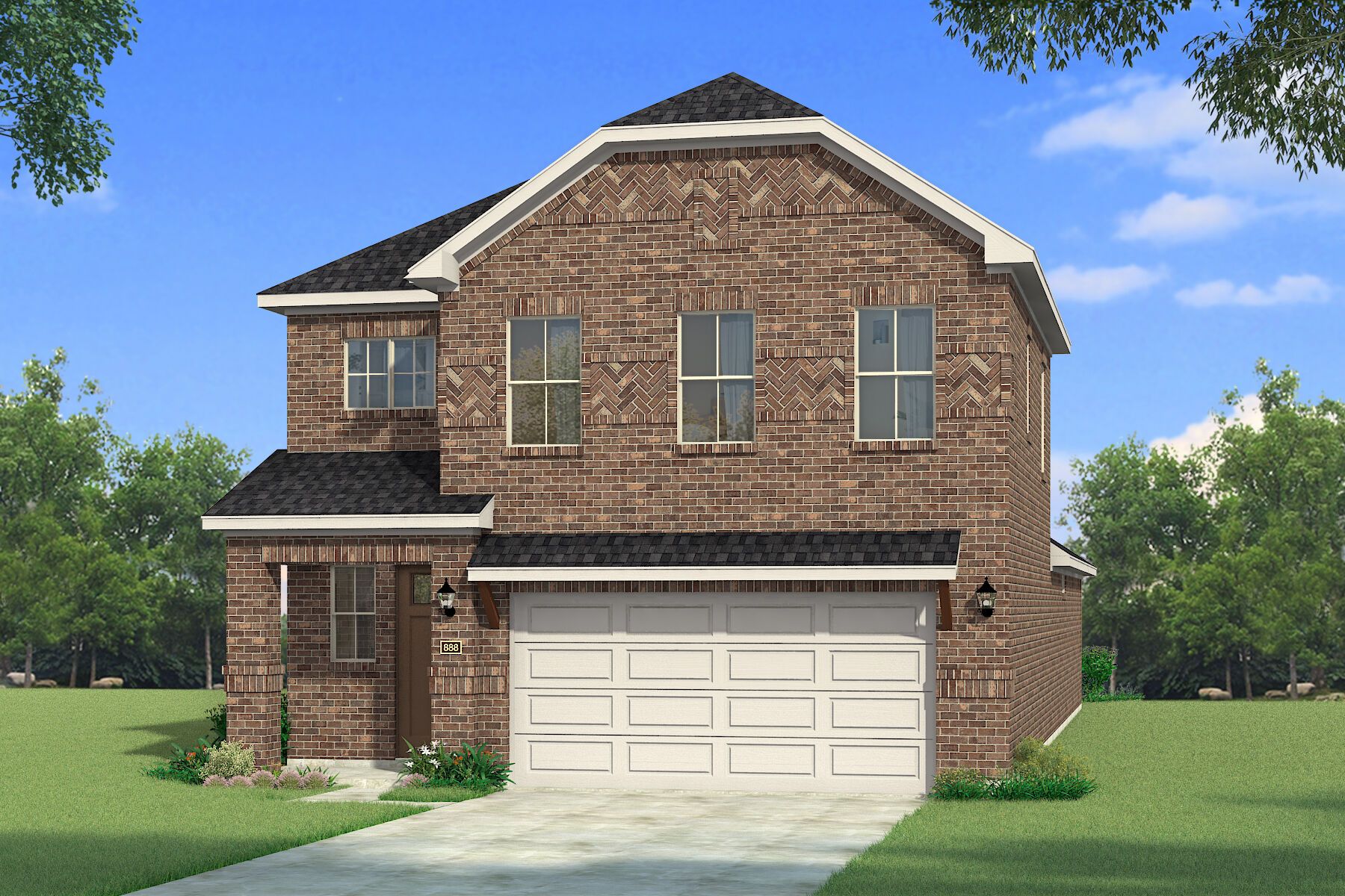 The Bonhill - Hill Country Elevation