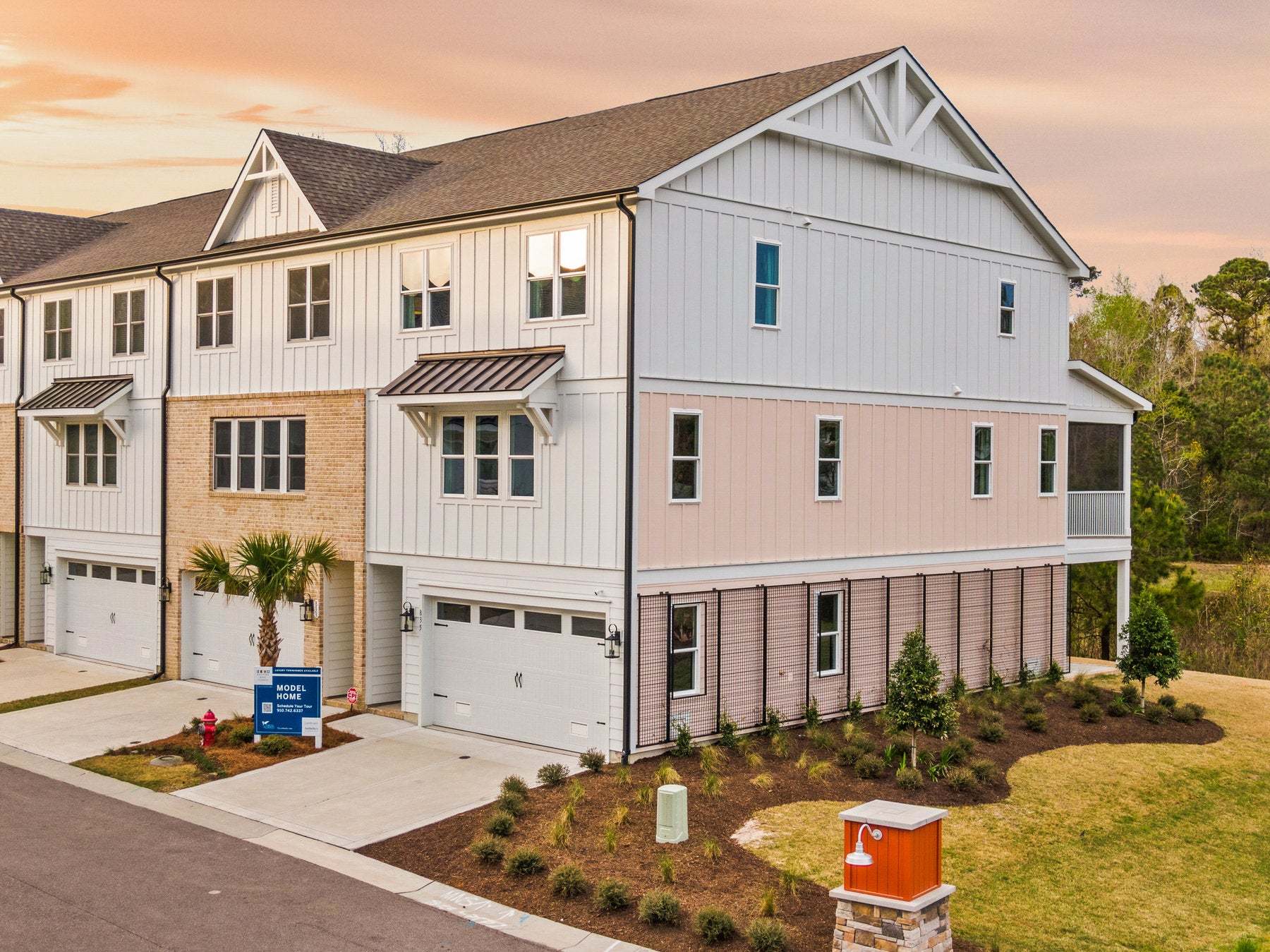 Montague - Anchors Bend Townes: Wilmington, North Carolina - McKee Homes