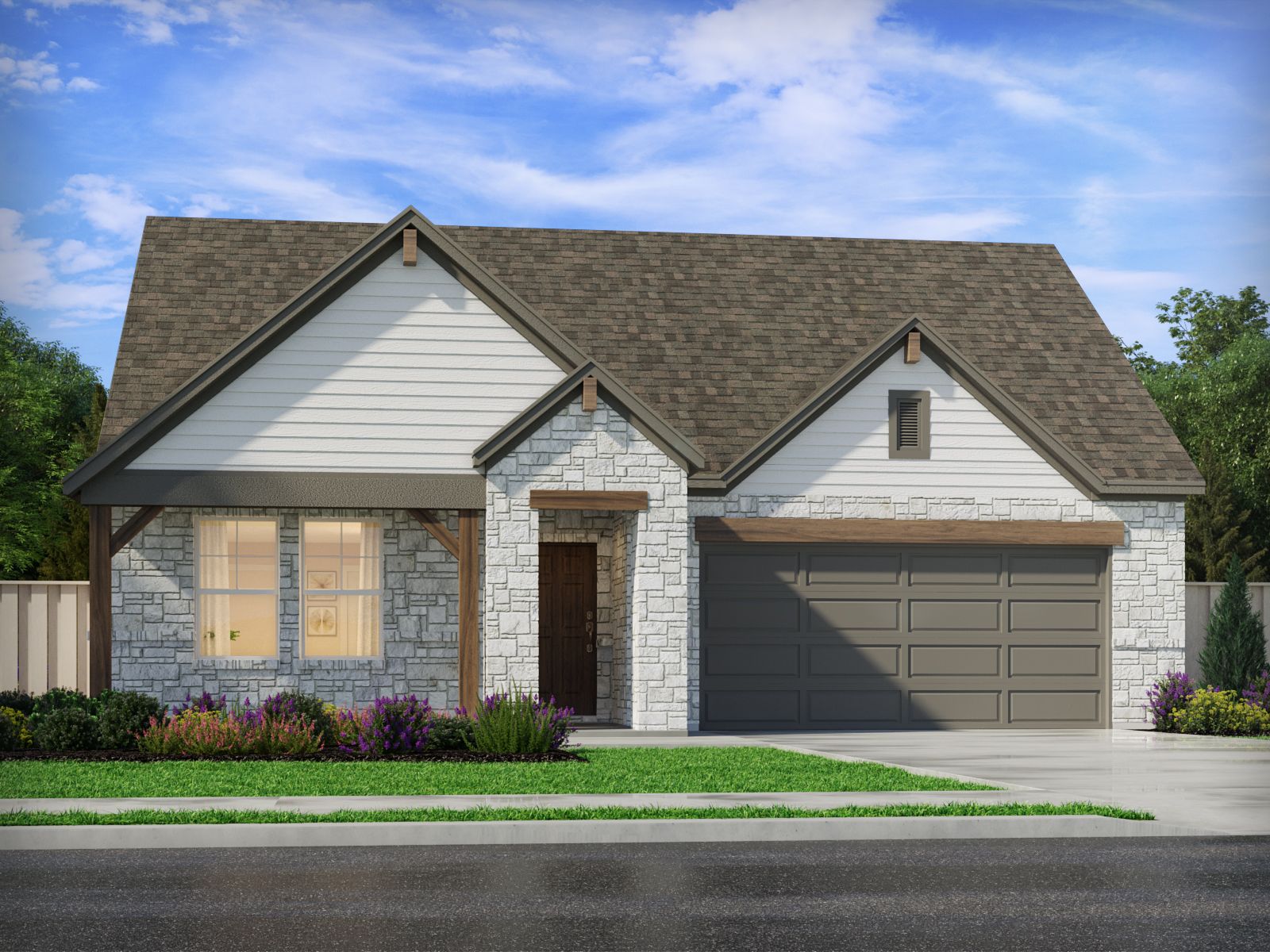 The Preston (403) - Colony at Cole Springs - Boulevard Collection: Buda, Texas - Meritage Homes
