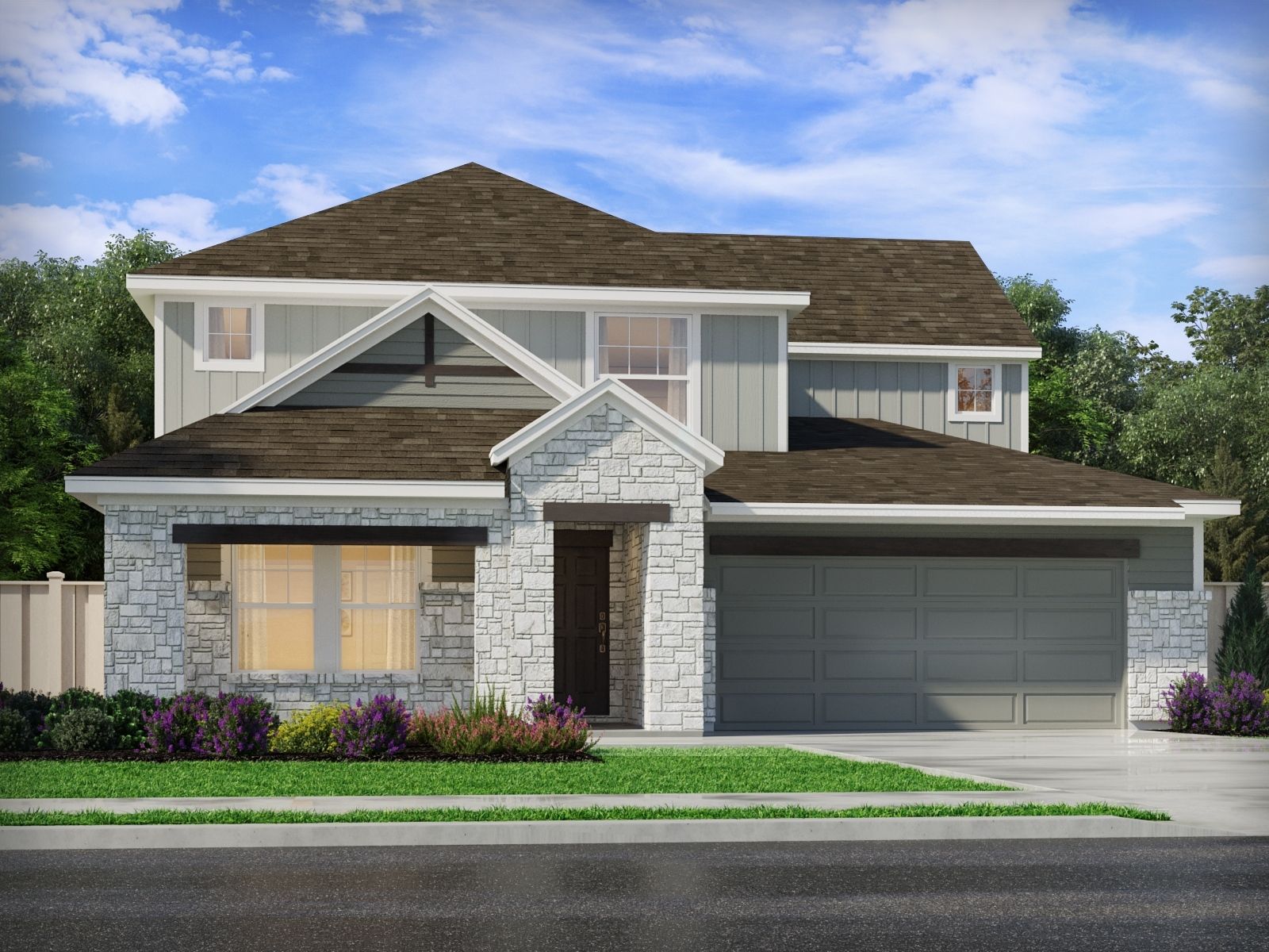 The Pearl (452) - Colony at Cole Springs - Boulevard Collection: Buda, Texas - Meritage Homes