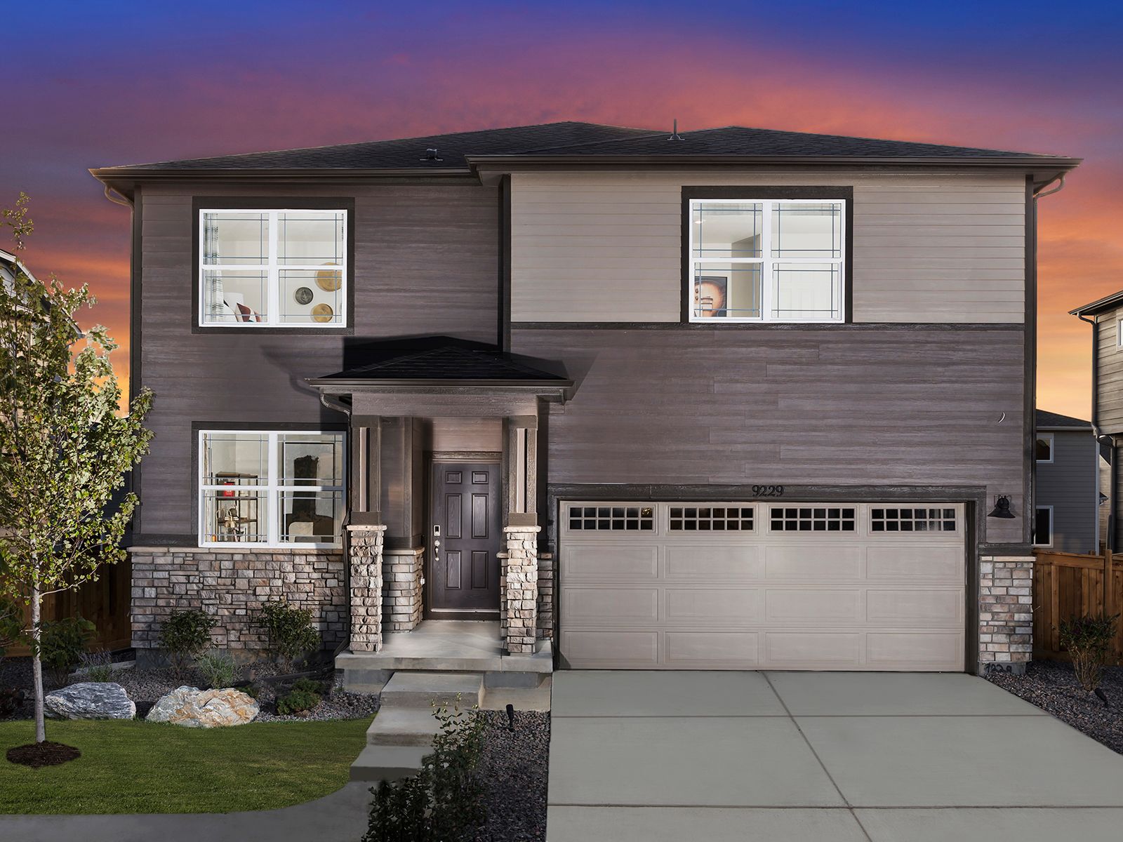 Buffalo Highlands: The Flora Collection por Meritage Homes en Denver Colorado
