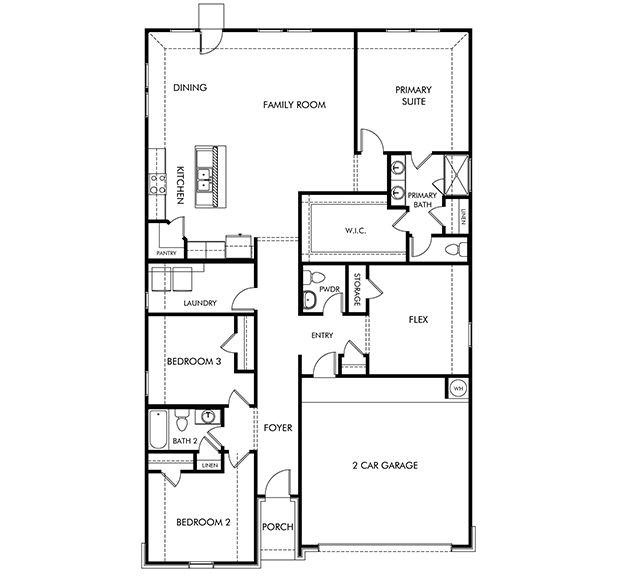 Fitzhugh (C402) - Carmel Ranch: Schertz, Texas - Meritage Homes