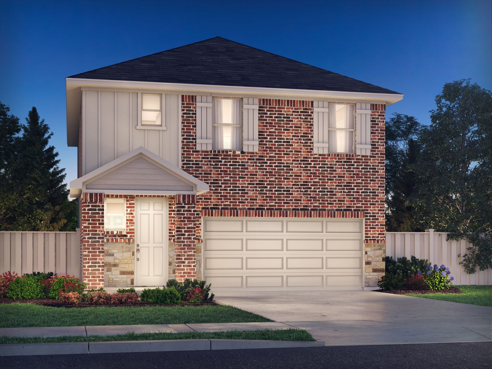 The Bryce (375) - Butler Farms - Americana Collection: Liberty Hill, Texas - Meritage Homes
