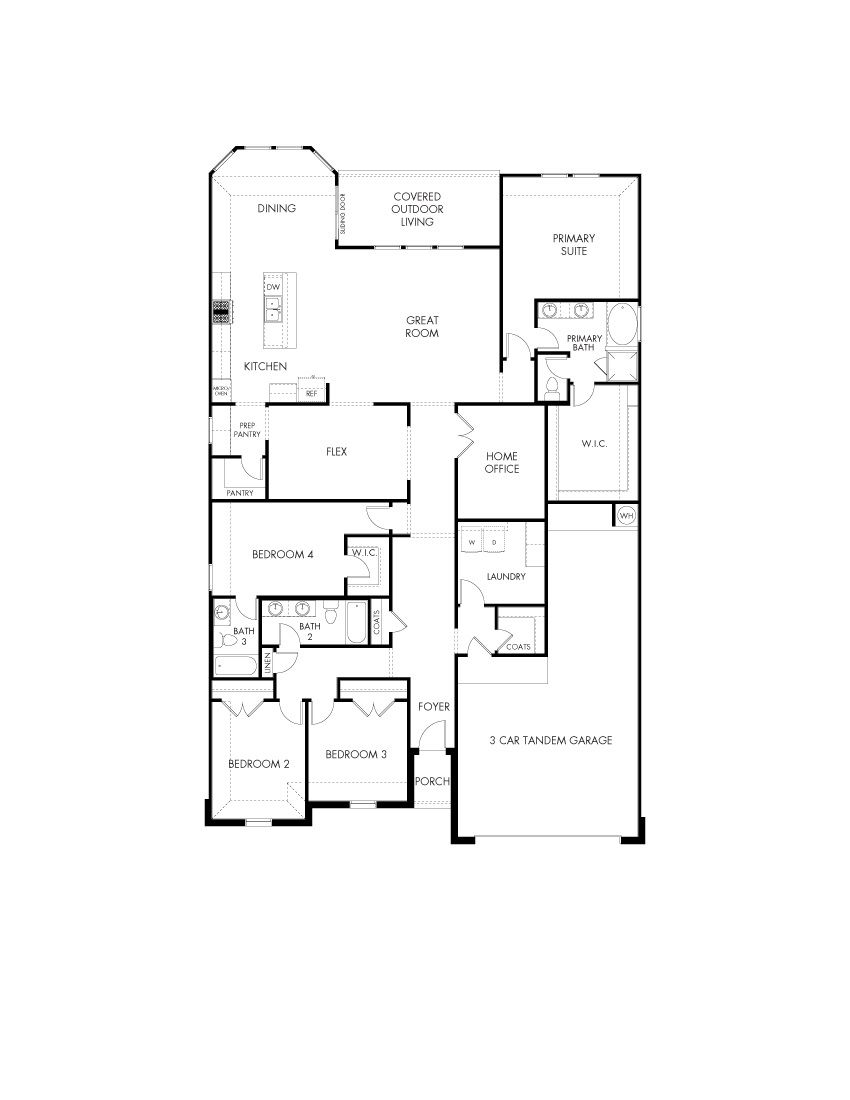 The Valor (C540) - Big Sky Ranch - Executive Collection: Dripping Springs, Texas - Meritage Homes