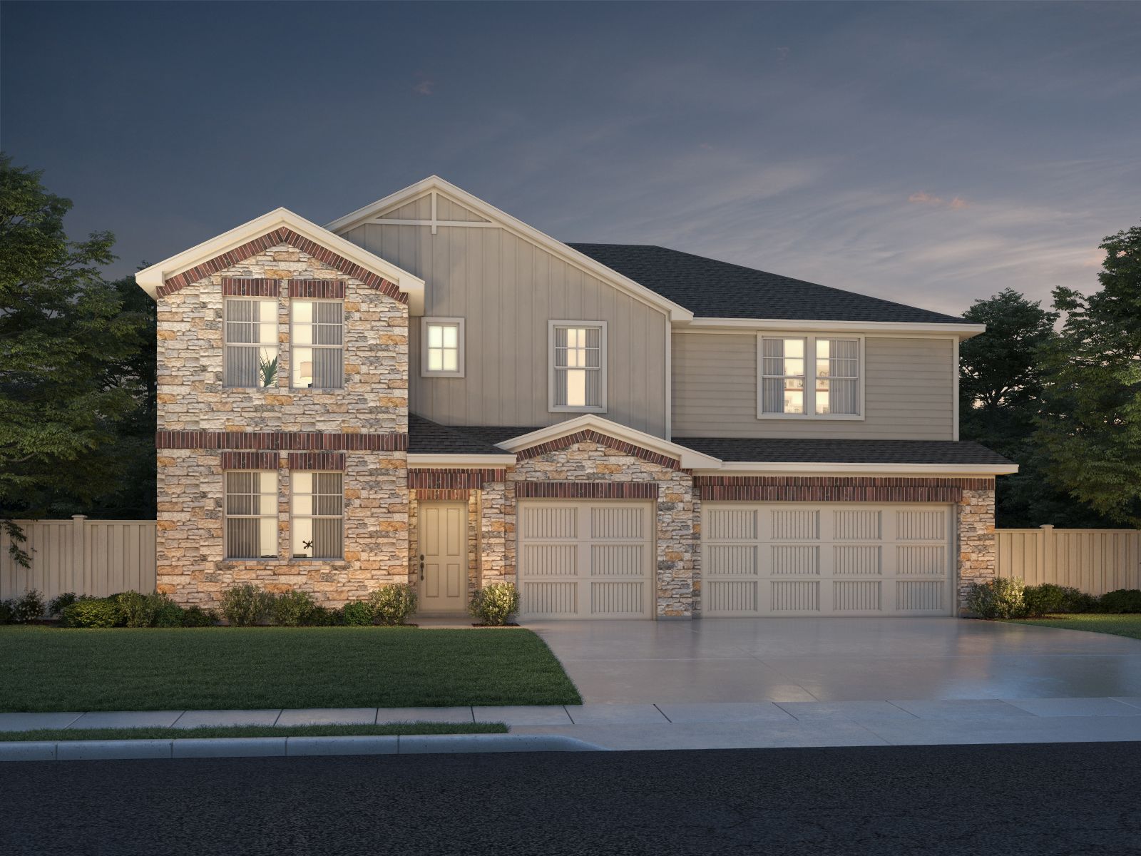 The Revere (C570) - Big Sky Ranch - Executive Collection: Dripping Springs, Texas - Meritage Homes