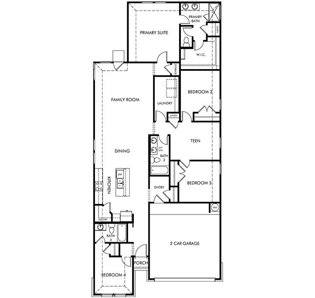 The Hughes (841) - Legendary Trails - Premier Series: Cibolo, Texas - Meritage Homes