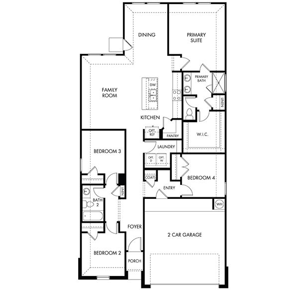 The Callaghan (830) - Lark Canyon: New Braunfels, Texas - Meritage Homes