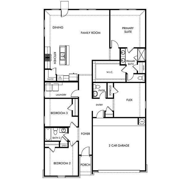 The Fitzhugh (C402) - Estancia Ranch - Classic Series: San Antonio, Texas - Meritage Homes
