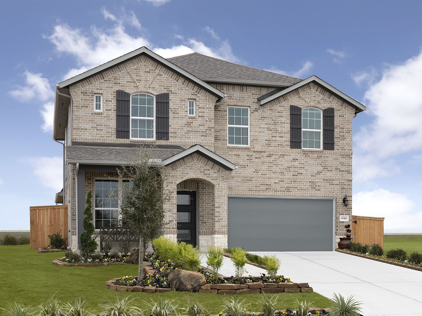Heights of Barbers Hill por Meritage Homes en Houston Texas