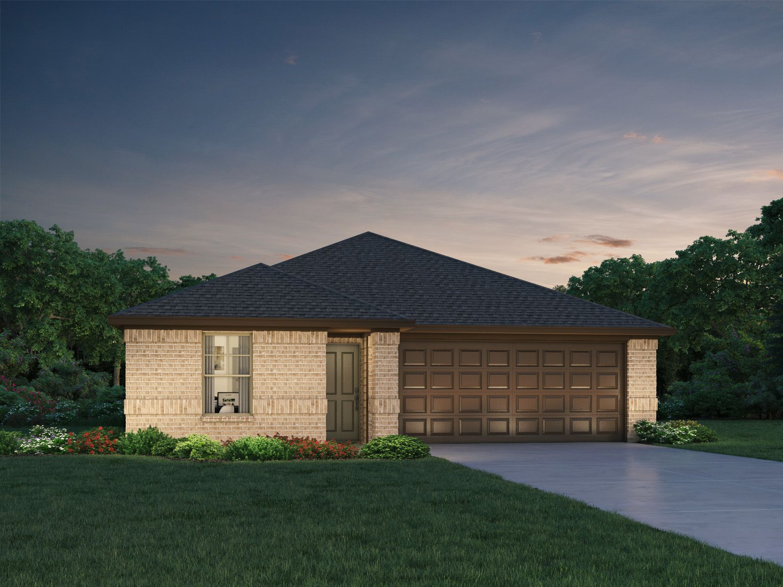 The Briscoe (820) - Heights of Barbers Hill: Baytown, Texas - Meritage Homes