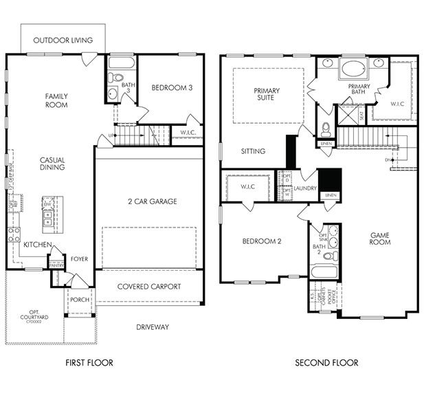 The Haven (2204) - Spring Brook Village - Luxe Series: Houston, Texas - Meritage Homes