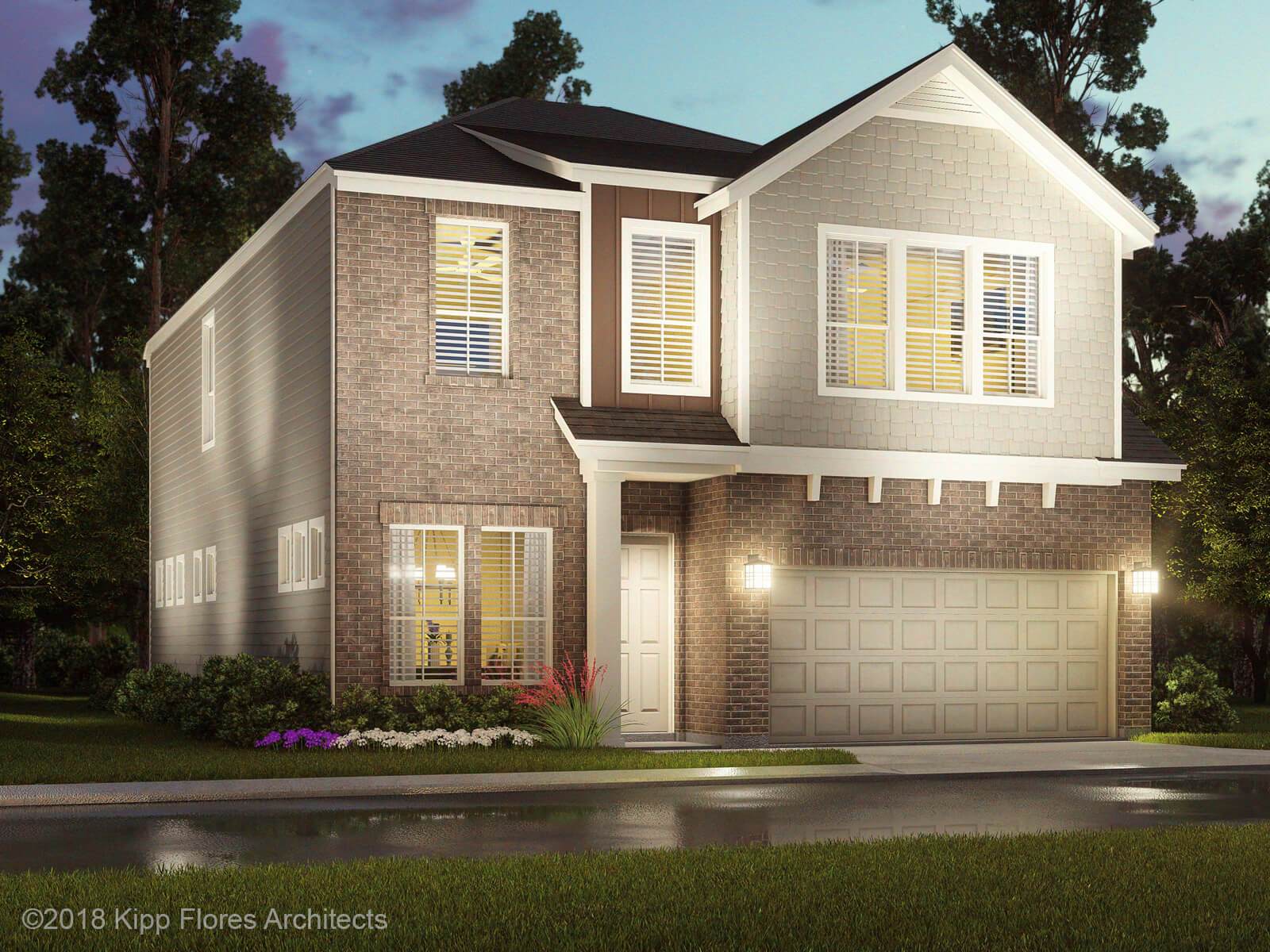 The Manor (2870) - Pinewood Trails - Luxe Series: Atascocita, Texas - Meritage Homes