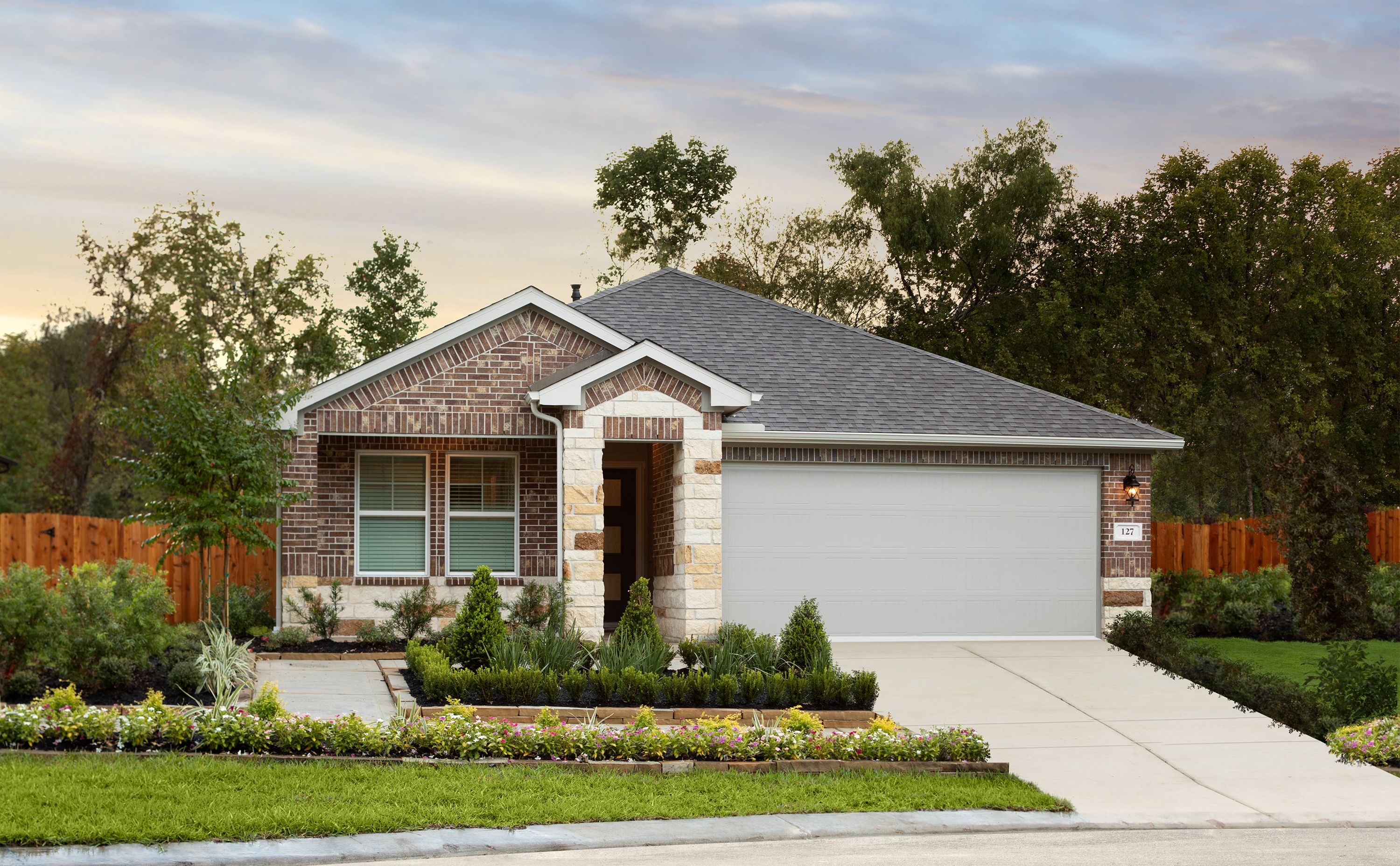 Pine Lake Cove - Premier Series por Meritage Homes en Houston Texas