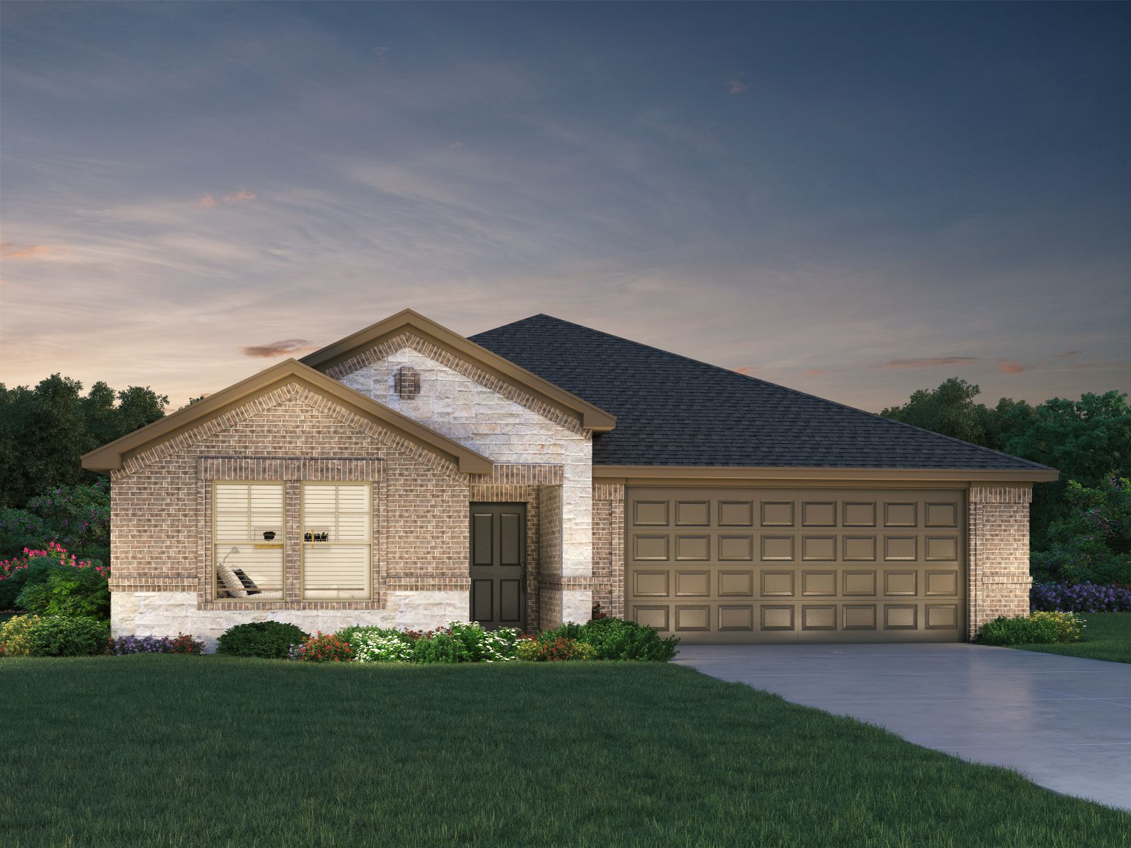 The Preston (L403) - Stewart's Ranch: Conroe, Texas - Meritage Homes