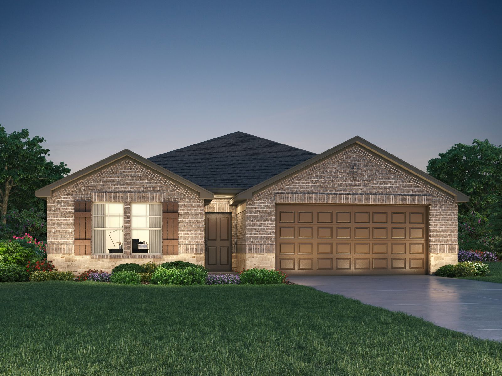 The Henderson (L404) - Stewart's Ranch: Conroe, Texas - Meritage Homes