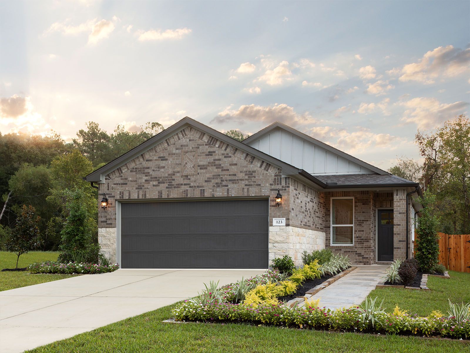 Pine Lake Cove - Traditional Series por Meritage Homes en Houston Texas