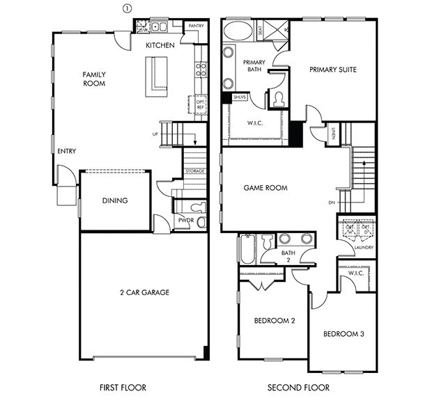 The Weston (S105) - Spring Brook Village - City Series: Houston, Texas - Meritage Homes