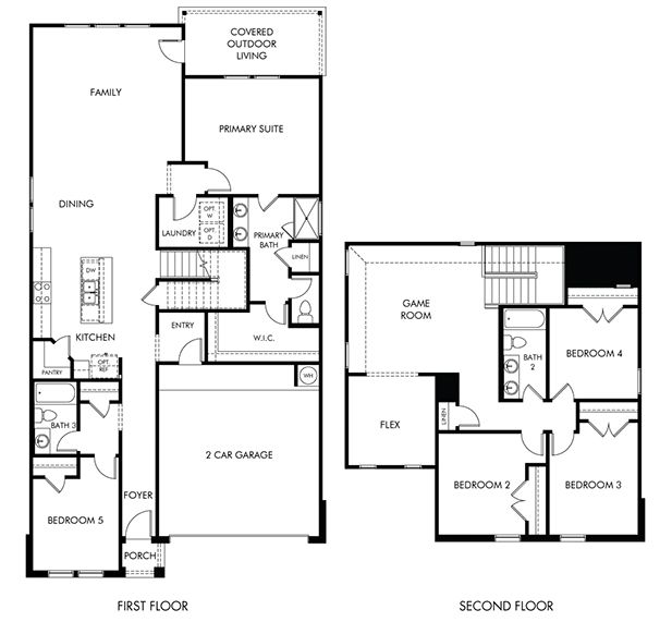 The Winedale (880) floor plan