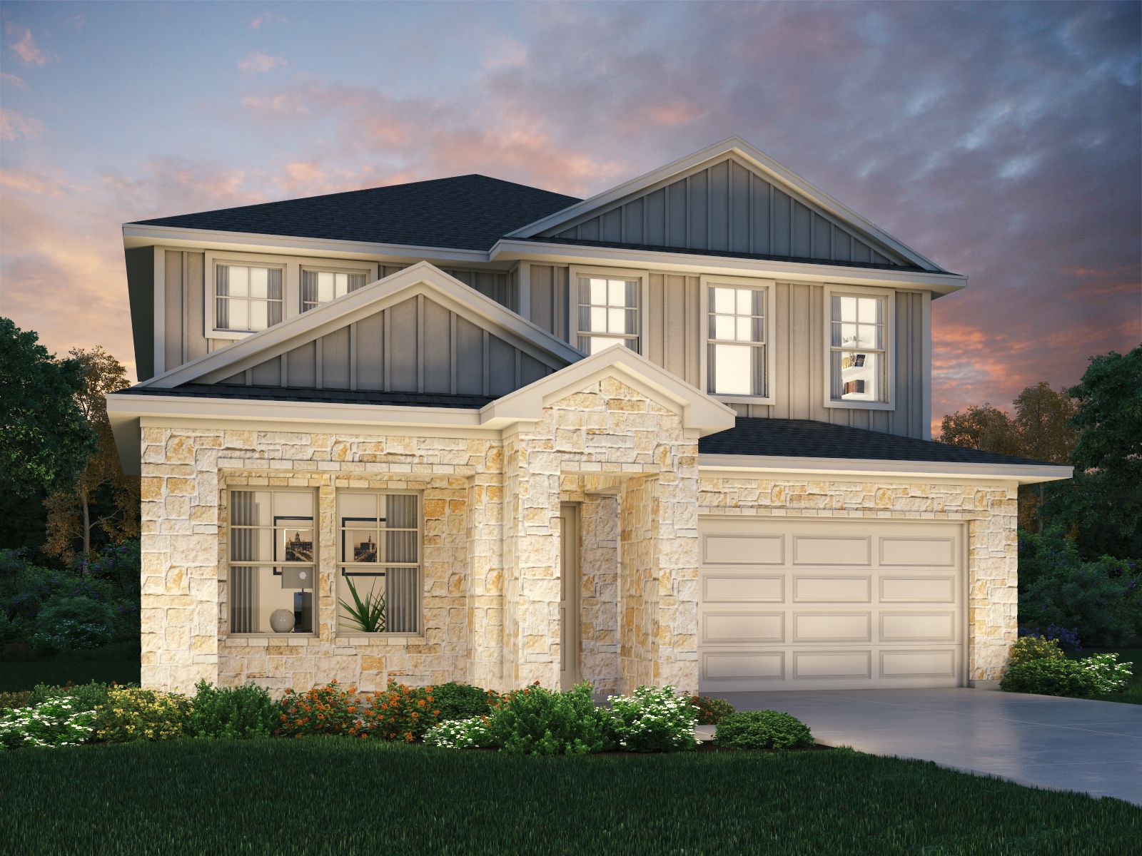 The Reynolds (890) - Big Sky Ranch - Reserve Collection: Dripping Springs, Texas - Meritage Homes